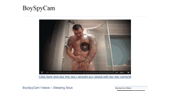 Desktop Screenshot of boyspycam.org